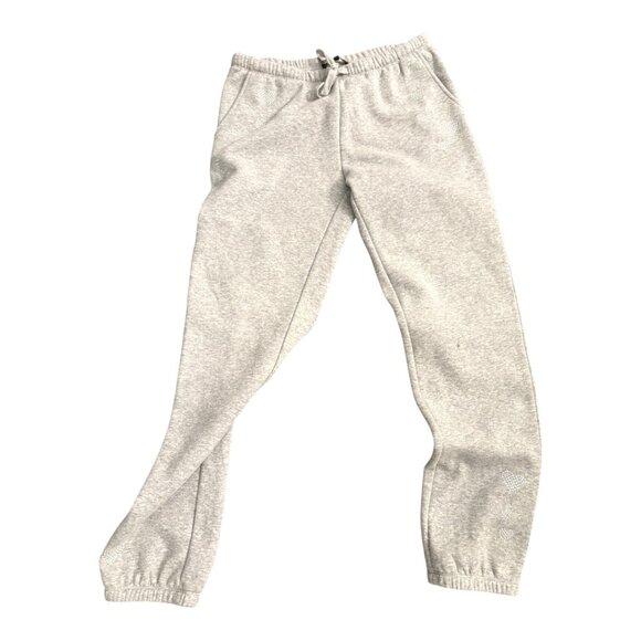 Y2K - Generation Love Women's French Terry Grey Embellished Joggers Small - Picture 1 of 14